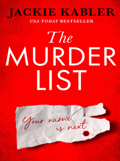 Title details for The Murder List by Jackie Kabler - Available